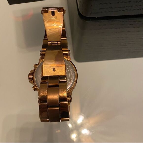 Michael Kors | Women’s Dylan Rose Gold Tone MK-5412 Watch Stainless Steel - Picture 10 of 12